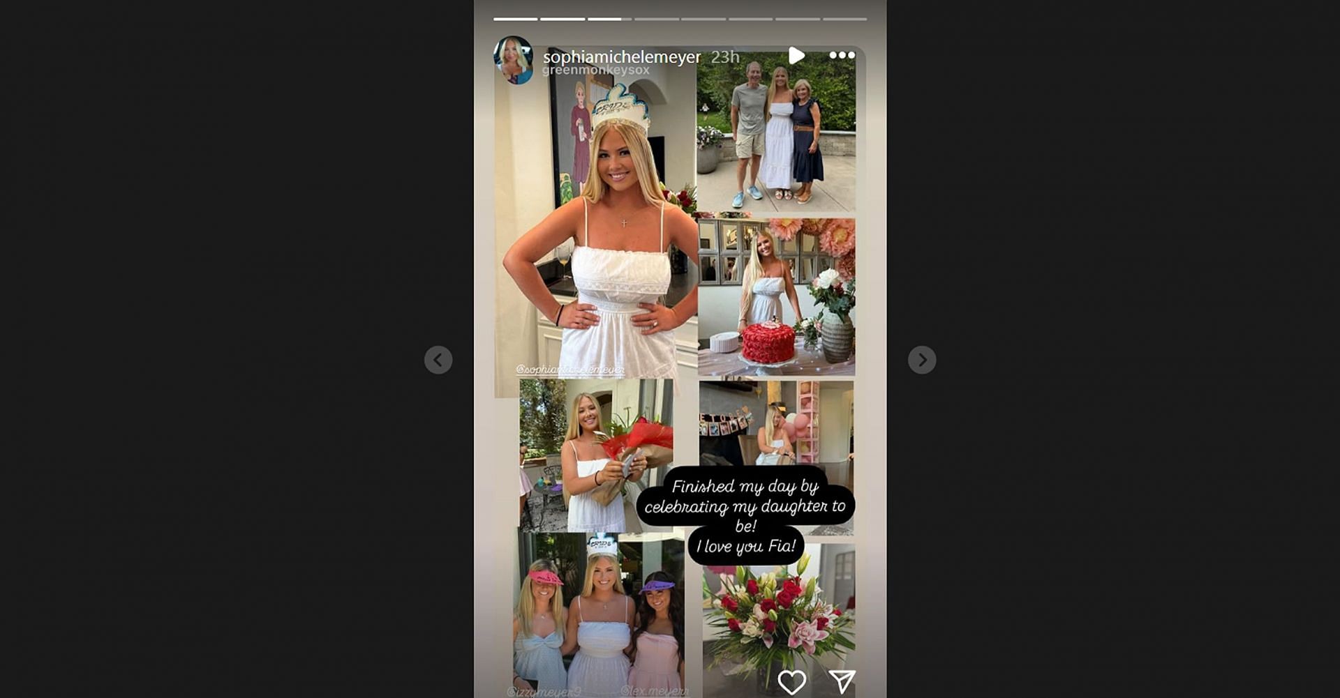 Sophia Meyer gets major love from her future MIL during bridal shower/@sophiamichelemeyer